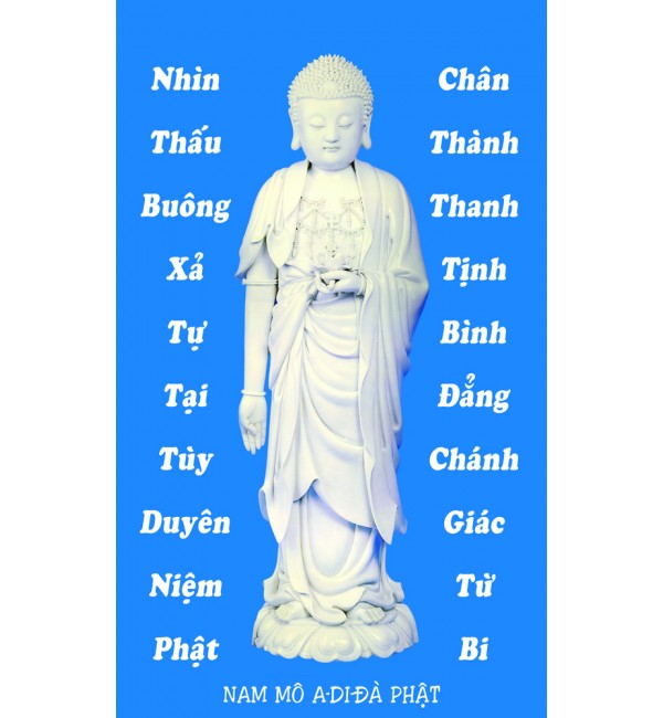 Tranh A DI ĐÀ PHẬT - Tranh in ép gỗ , in trên vải canvas , in trên Phim , in PiPi...nhiều kích thước